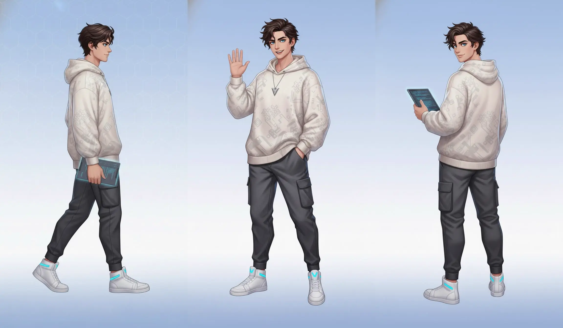 Generate character motion from simple descriptions